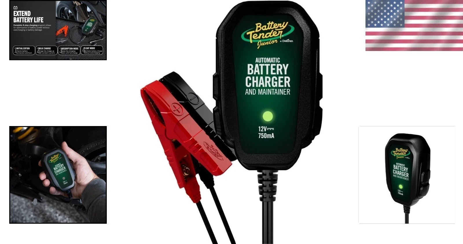 Junior 12V Charger: Efficient Battery Maintenance for All Powersport Vehicles
