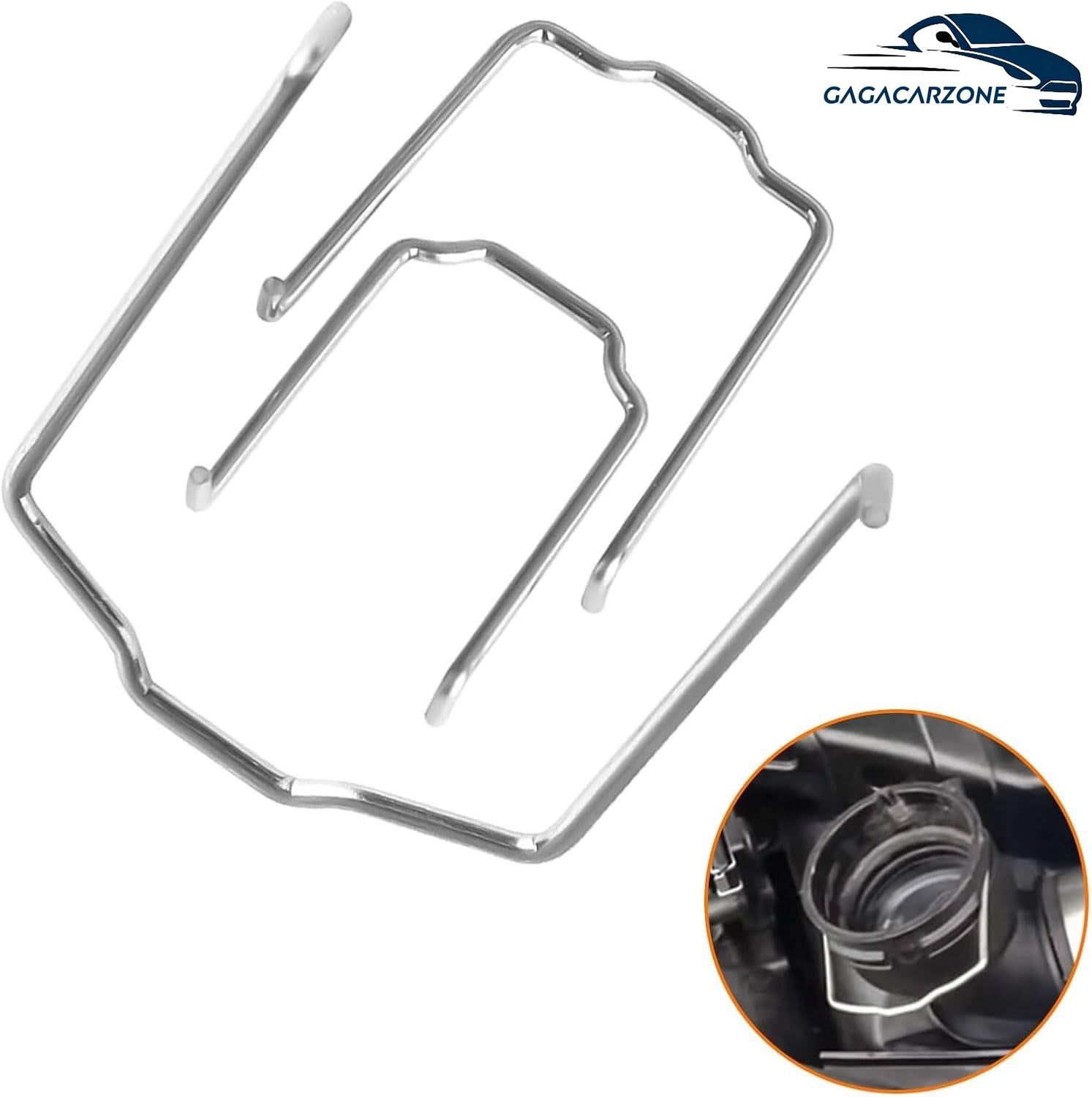 For BMW Radiator Hose Retaining Spring Clip Clamp 0.87in 1.07in 1.83in U” shape
