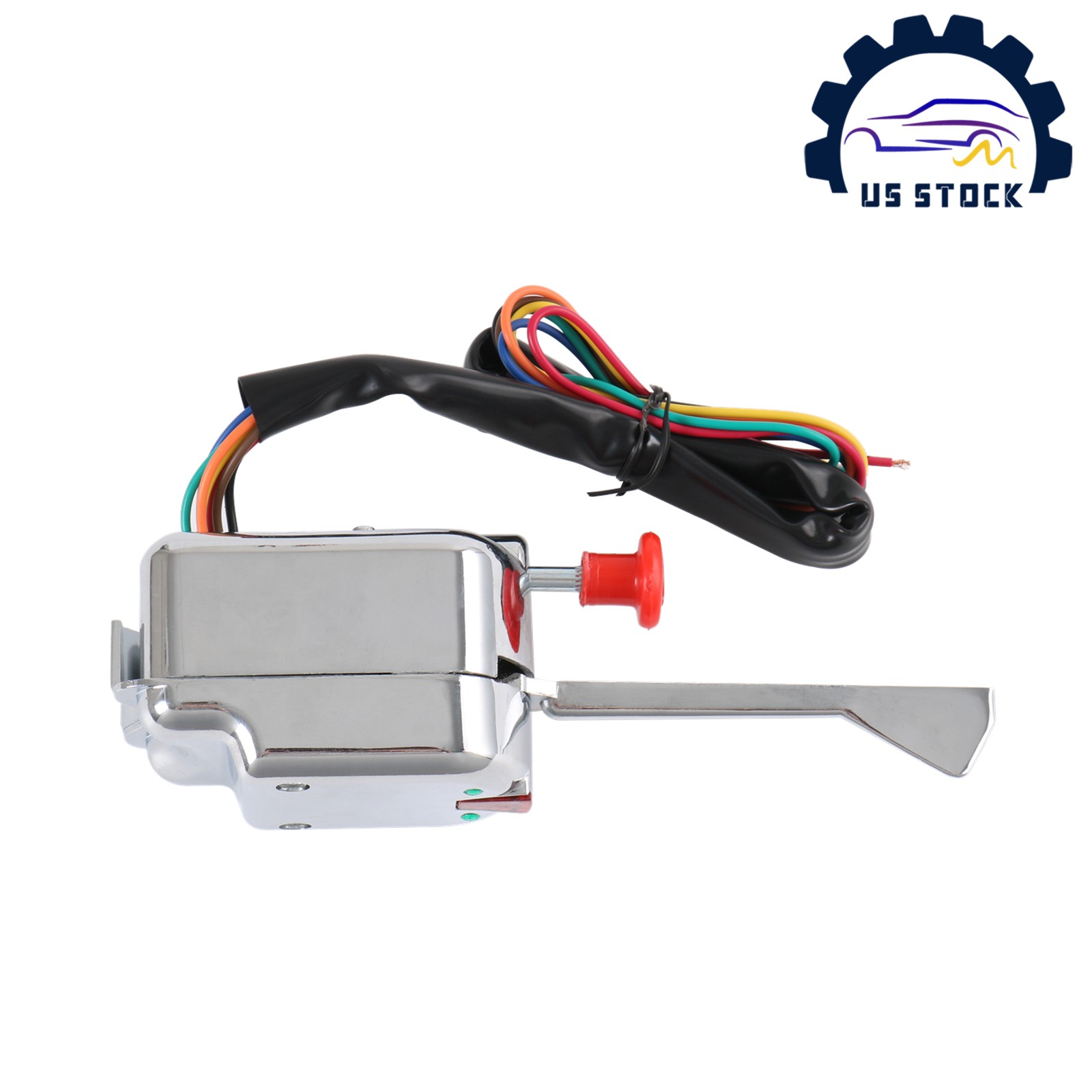 12V Chrome Universal For GM Ford With Flasher Street Hot Rod Turn Signal Switch