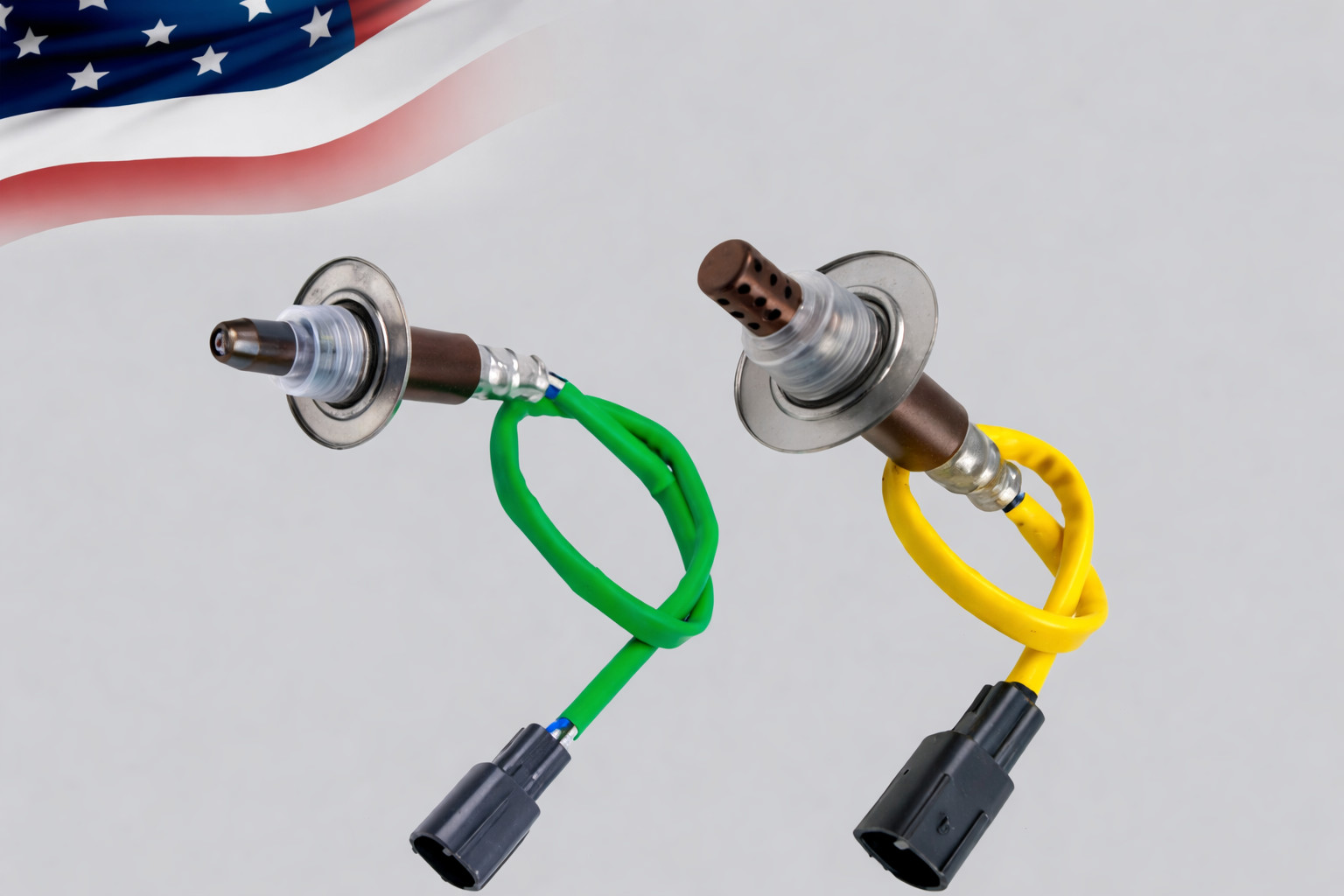 2PCS Up+Downstream Oxygen O2 Sensor OEM For Subaru Forester Impreza 2.0L 2.5L H4