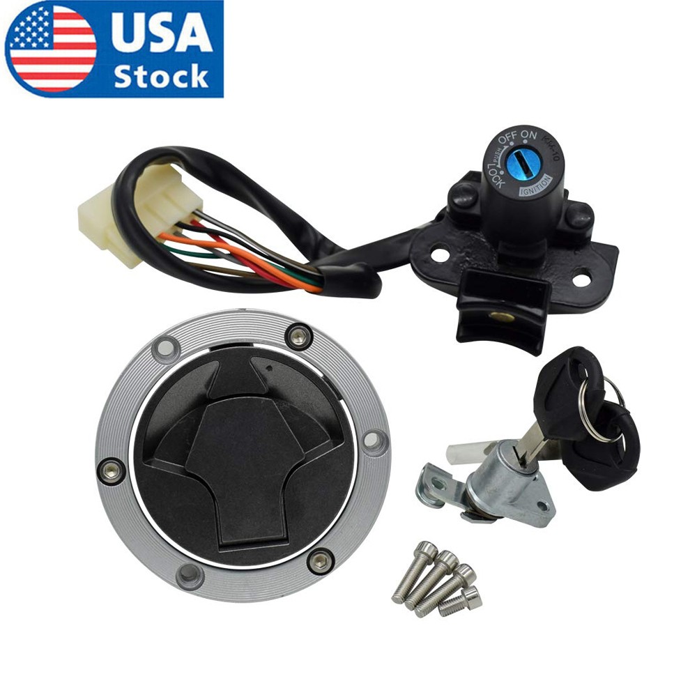 For Kawasaki Ninja 250R 300 2008-2015 Ignition Switch Lock Gas Cap Seat Lock Set