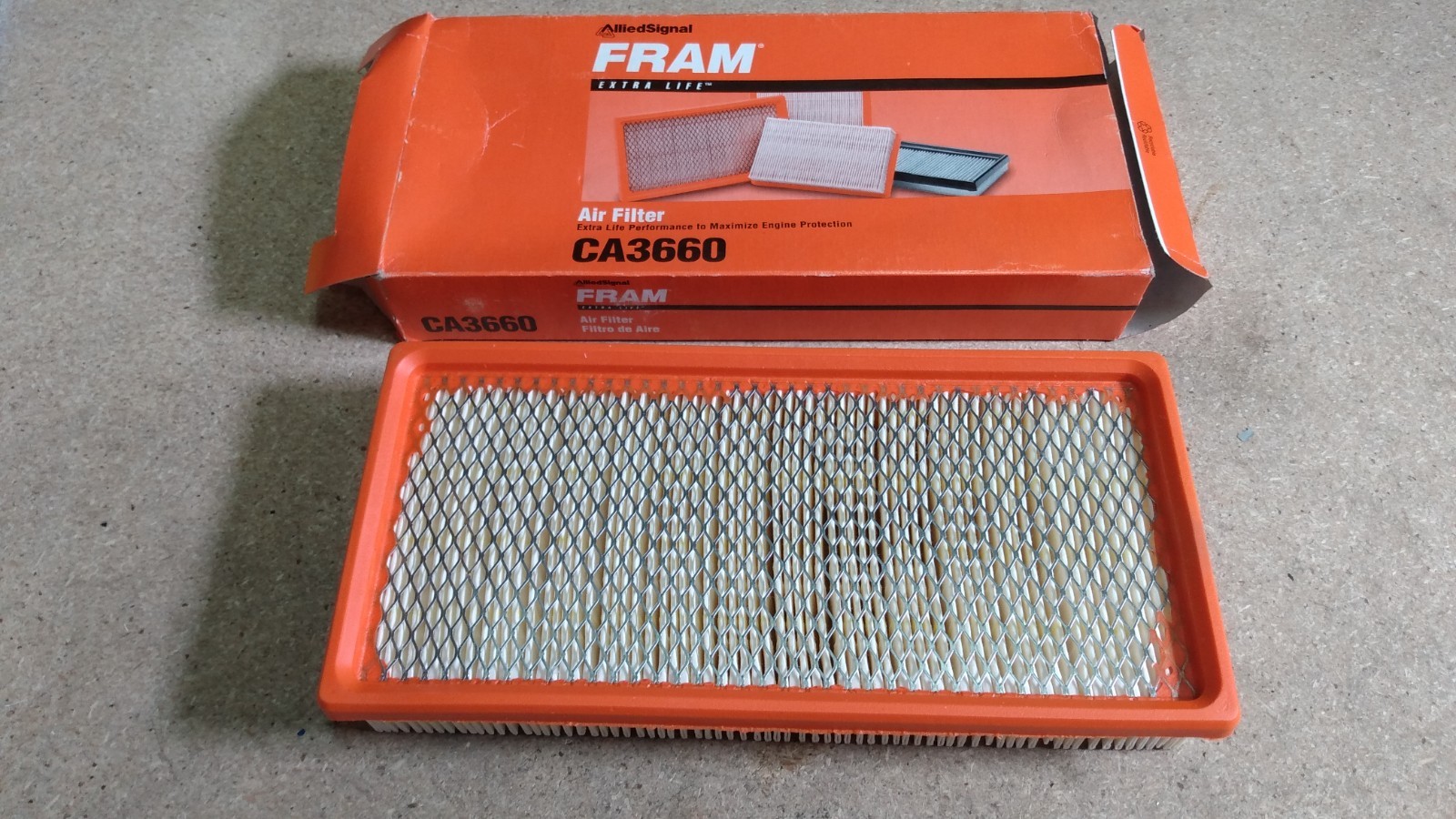Fram CA3660 Air Filter ( ref: A23465 PA2103 FA1031 TA23465 VA3465 AF1031