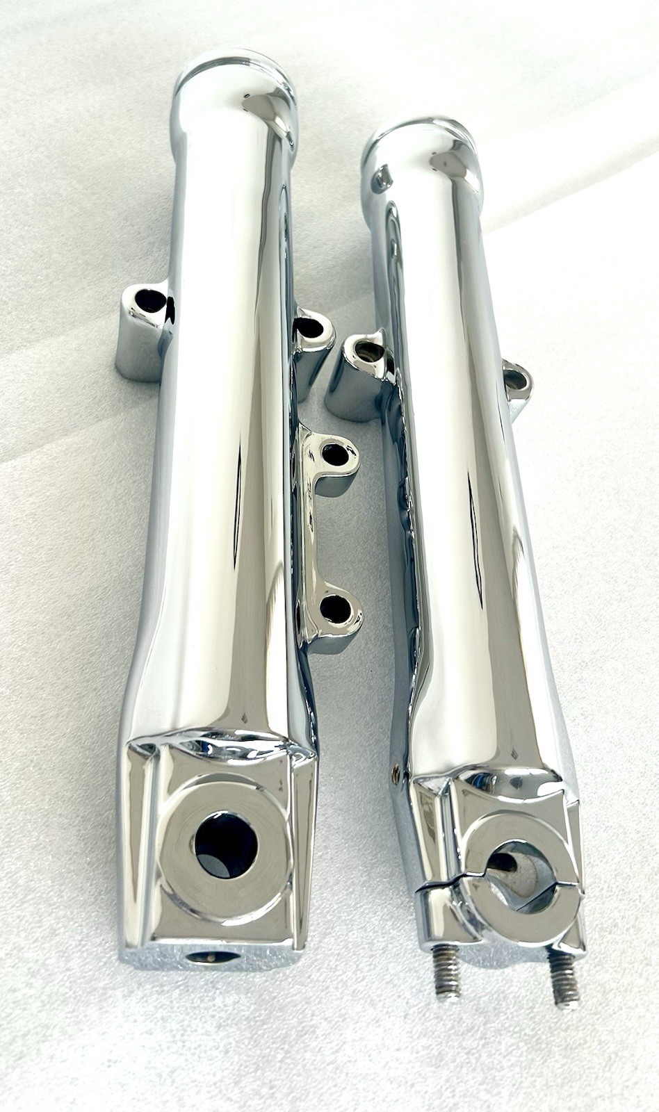 Harley FXST Fork Sliders legs SOFTAIL FXSTI 2000 -06 G593 CHROME Dyna Sale