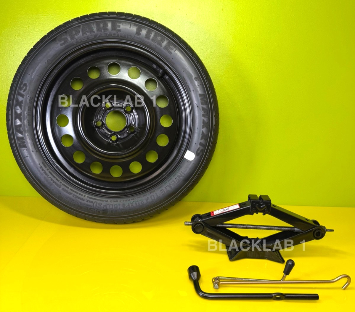 SPARE TIRE 155/70-17″ WITH JACK KIT FITS:2024 2025 2026 FORD BRONCO SPORT