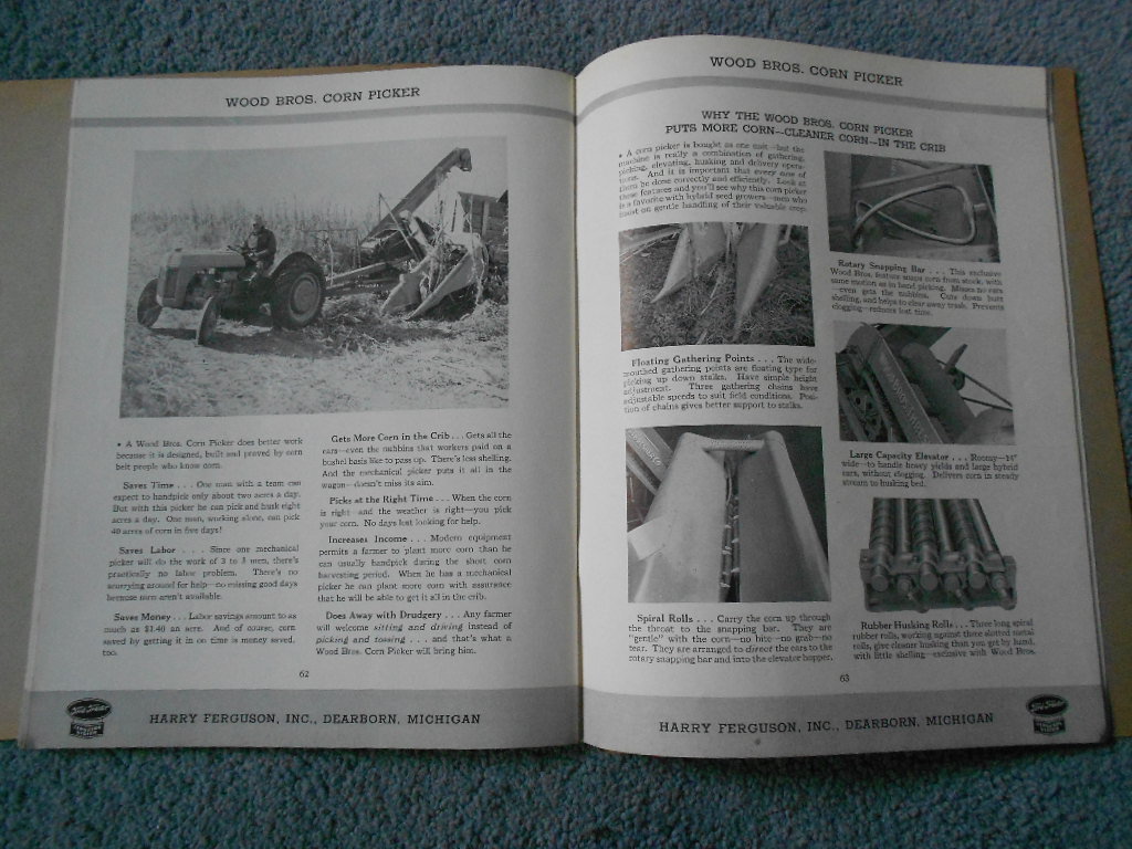 1945 FORD TRACTOR FERGUSON SYSTEM OWNERS PRODUCT INFORMATION MANUAL ORIGINAL OEM