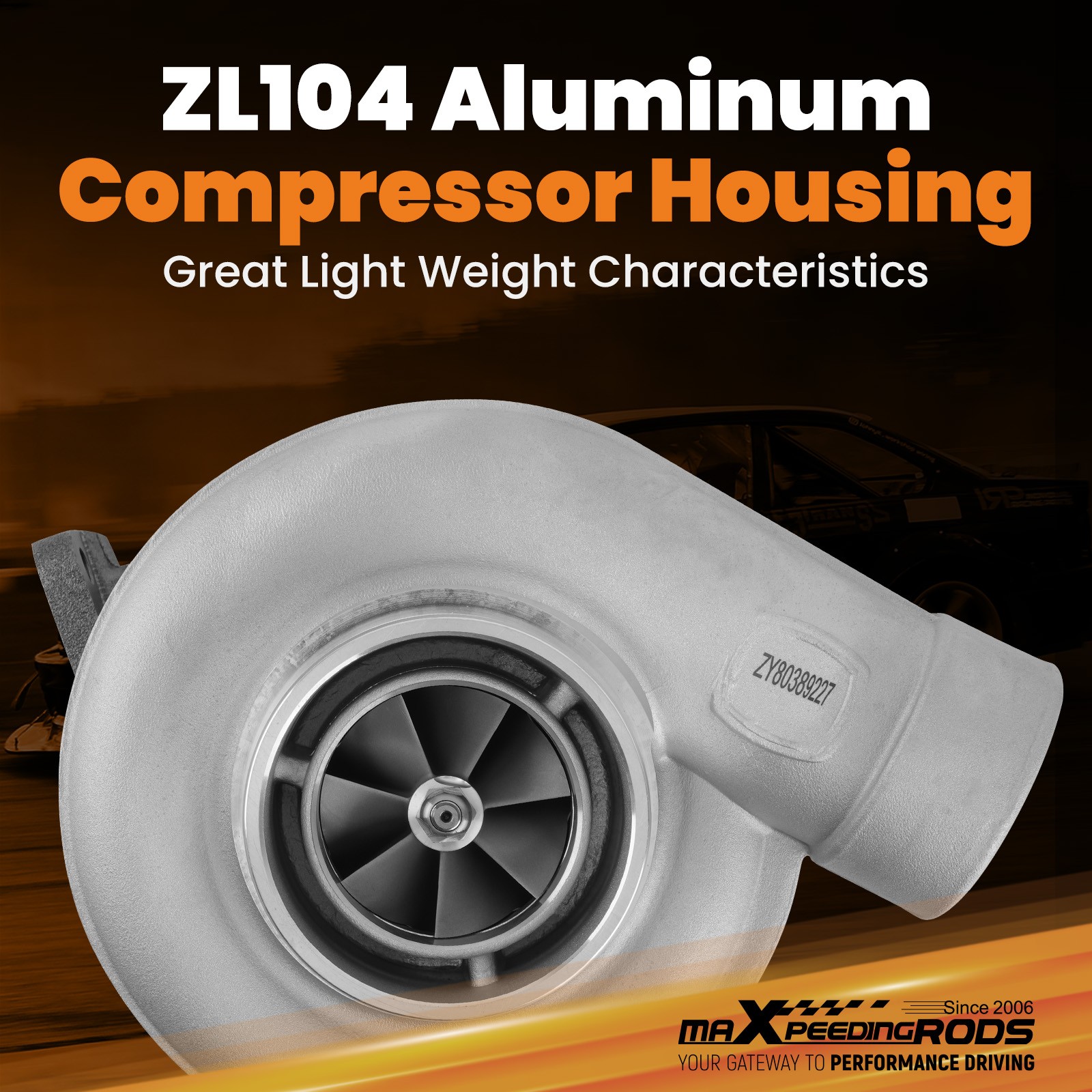 Turbo Turbocharger S300SXE-66mm S300 S363 0.91 A/R T4 177275 Floating bearing