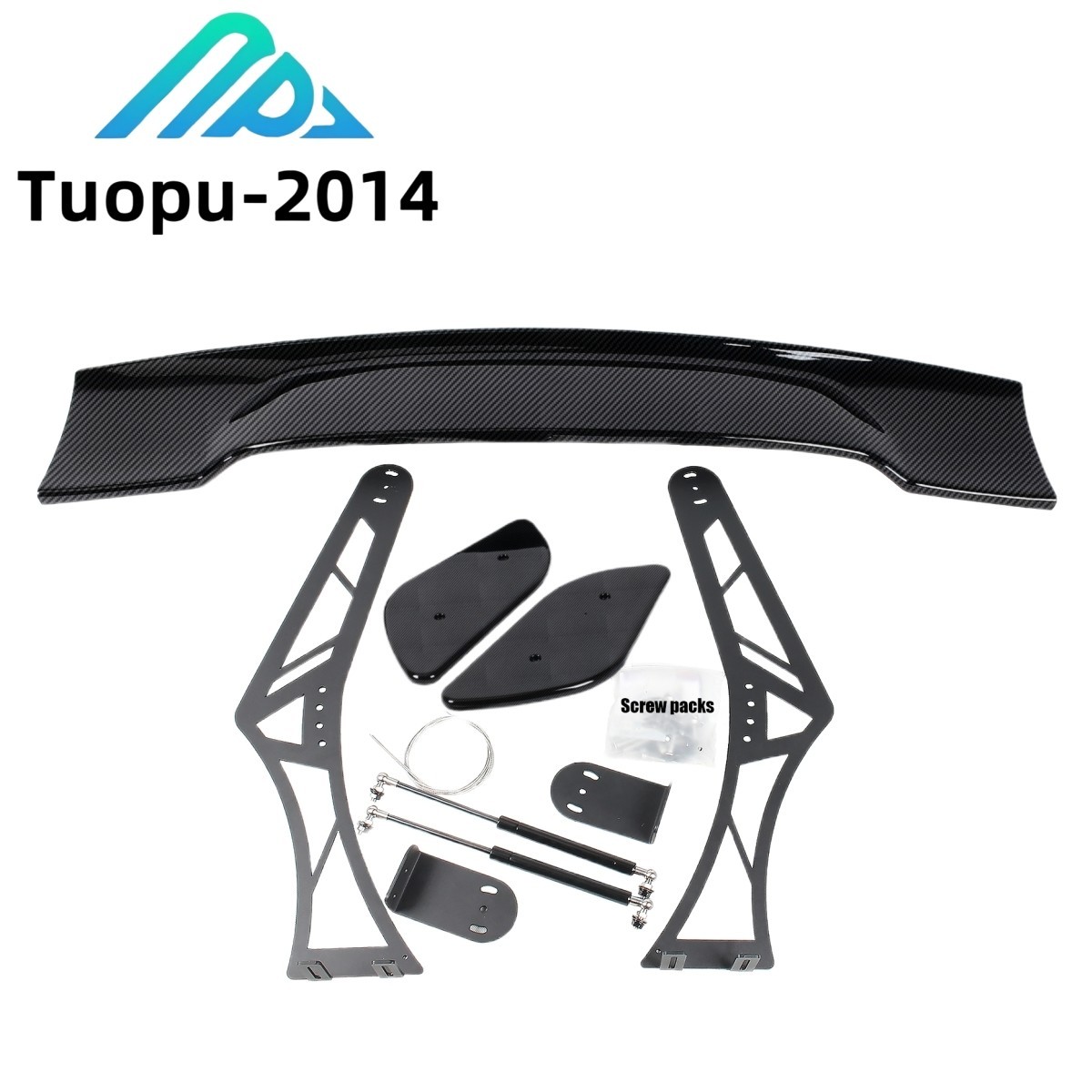 ADJUSTABLE GT RACING SPOILER WING TRUNK CHASSIS MOUNT BACK KIT FOR MOST VEHCILES