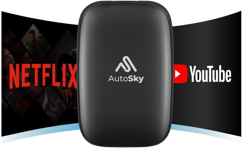 Plug-and-Play Wireless CarPlay & Android Auto Adapter – Fast, Stable Performance