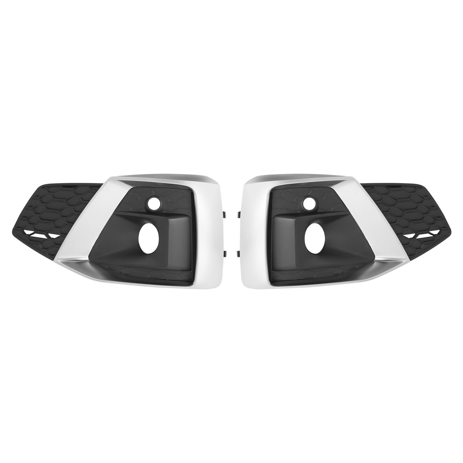 2020-2022 Audi A5 S5 Front Fog Light Covers Chrome 2 Pcs