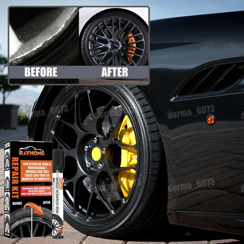 Car Wheel Rim Scratch Repair Pen Touch Up Paint Tool Waterproof Auto Accessories