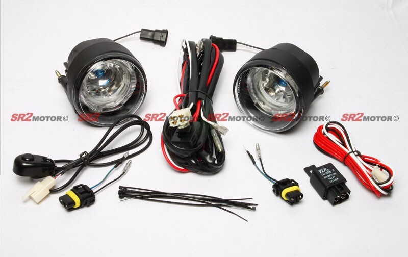 Halo Fog Lights Lamp Fits 05-10 Dodge Charger Caliber Sebring Nitro