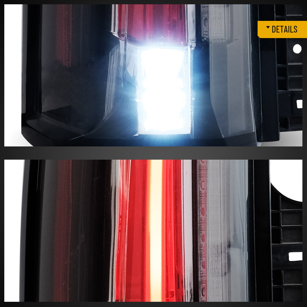 LED Tail Lights For GMC Yukon 2015-2020 Brake Rear Lamps Cadillac Escalade Style