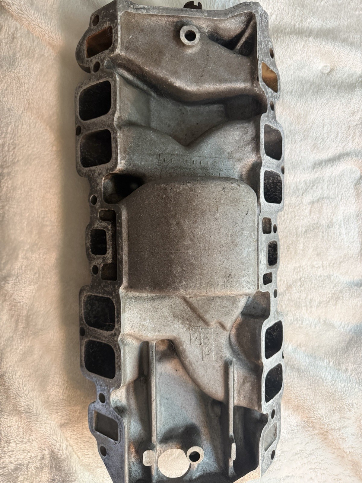 GM Chevy Aluminum Intake 3933163 396, 427 1/23/1968 Vintage Snowflake WITERS