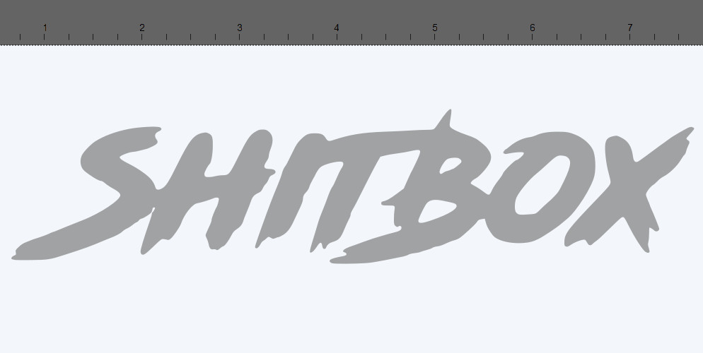 Shitbox Funny DieCut Vinyl Window Decal Sticker Car Truck SUV JDM Bumper Junker