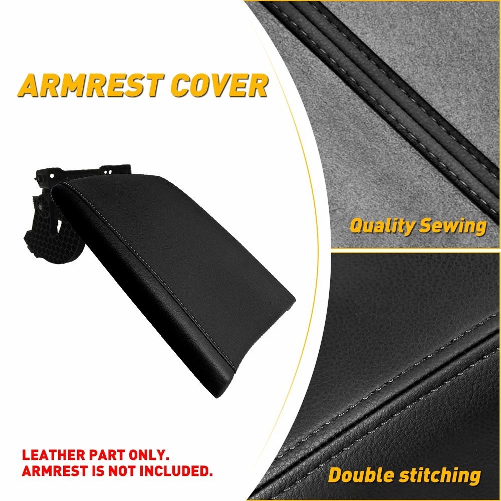 Leather Center Console Lid Armrest Cover Replacement Pad For Lexus RX350 2016-20