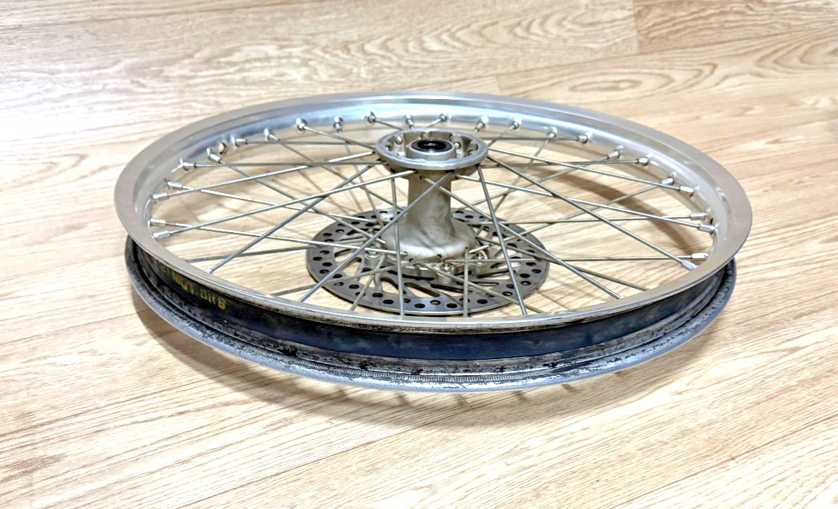 2002-2007 Honda CR125R OEM 21″ x 1.60″ Front Wheel Rim Hub & *New Dunlop Tire*