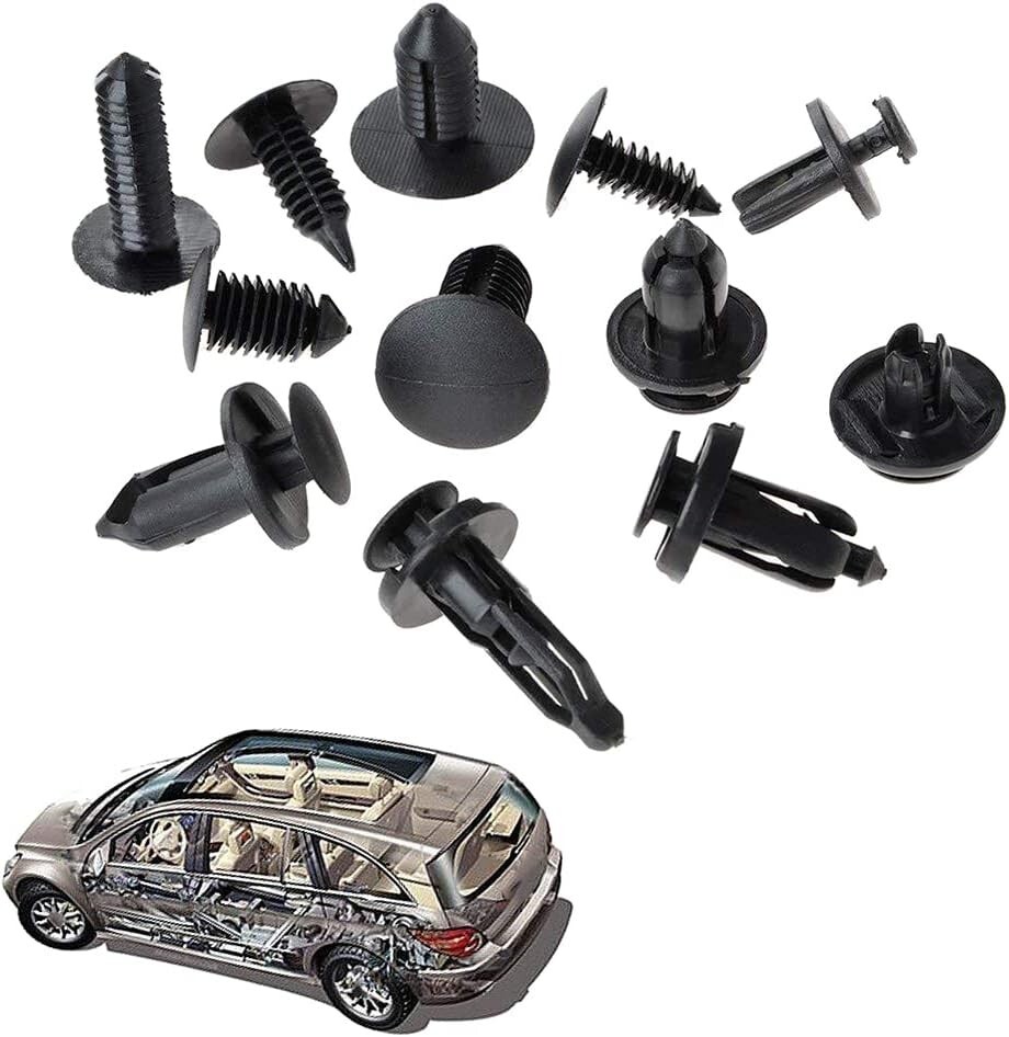 240 PCS Car Retainer Clips Auto Fasteners Push Trim Clips Pin Rivet Bumper Kit