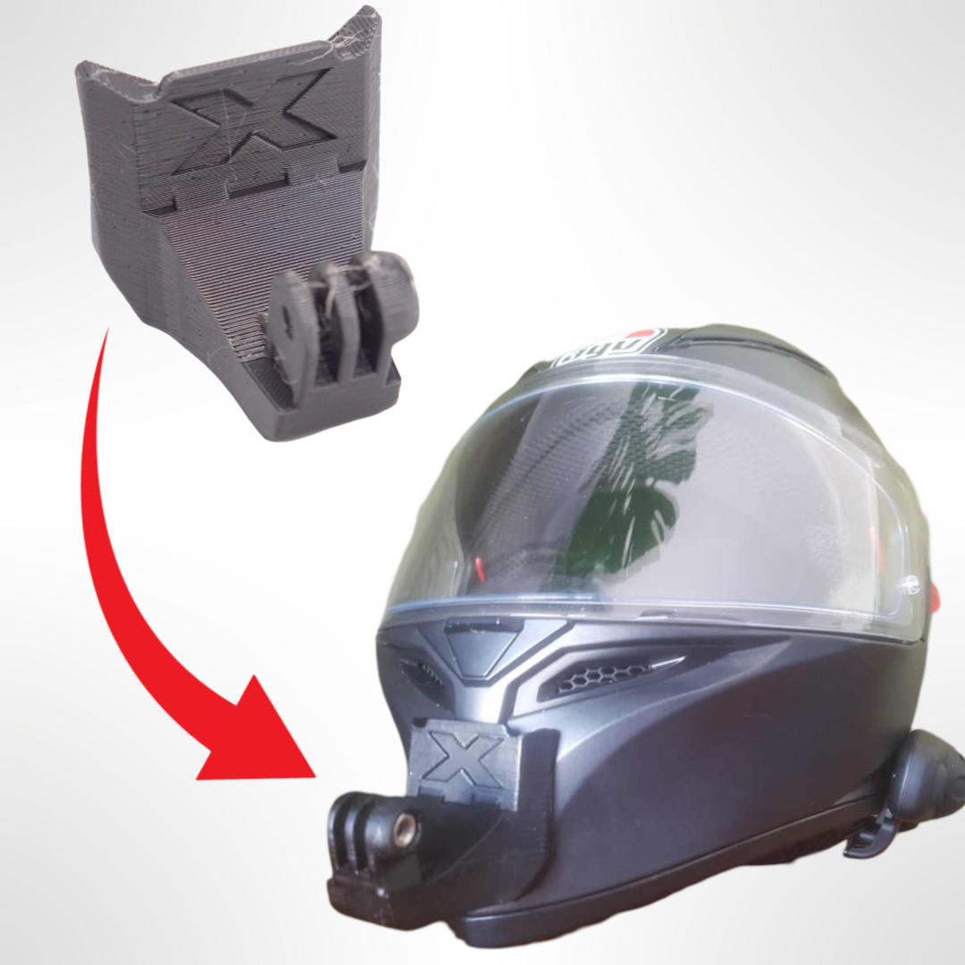 Custom GoPro Chin Mount for AGV K1 K3 K3SV K5 Motorcycle Helmet