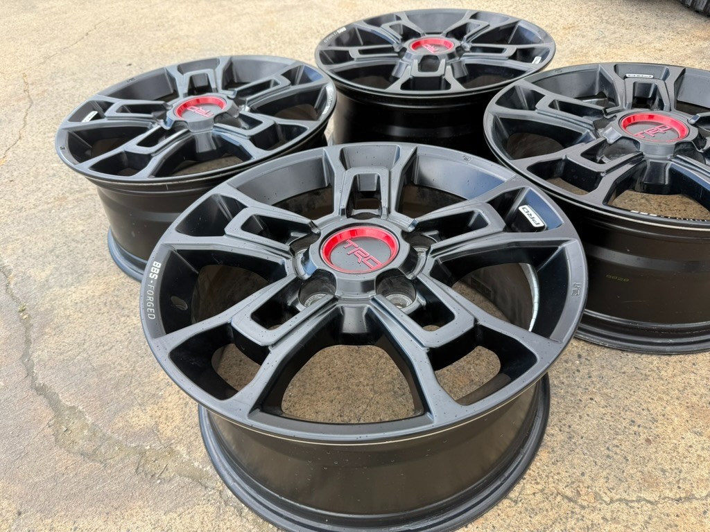 4 18” TOYOTA TUNDRA TRD PRO BBS FORGED WHEELS RIMS FACTORY OEM ORIGINAL STOCK ?