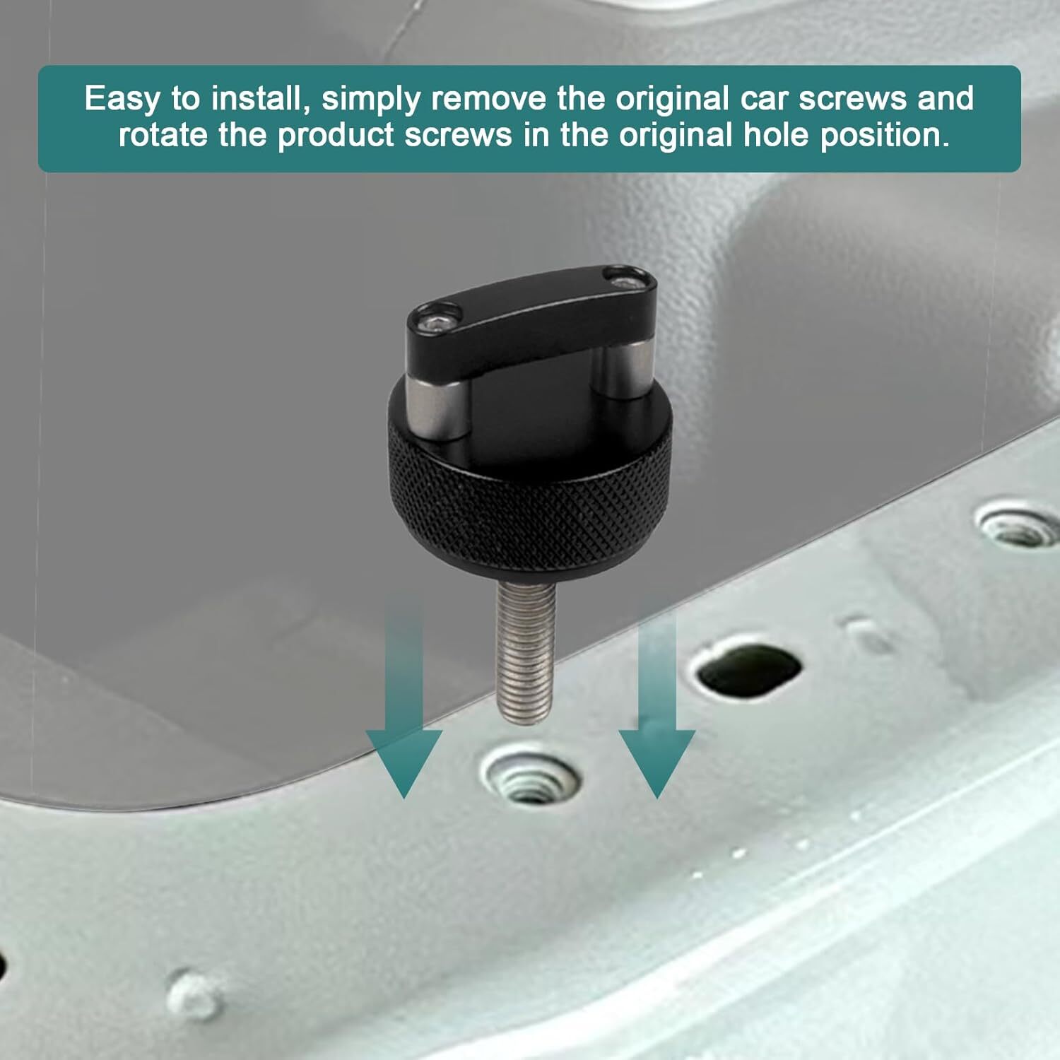 Aluminum Hard Top Quick Removal Fastener Thumb Screw for jeep Wrangler JK JL
