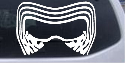 Star Wars Kylo Ren Mask Car or Truck Window Laptop Decal Sticker