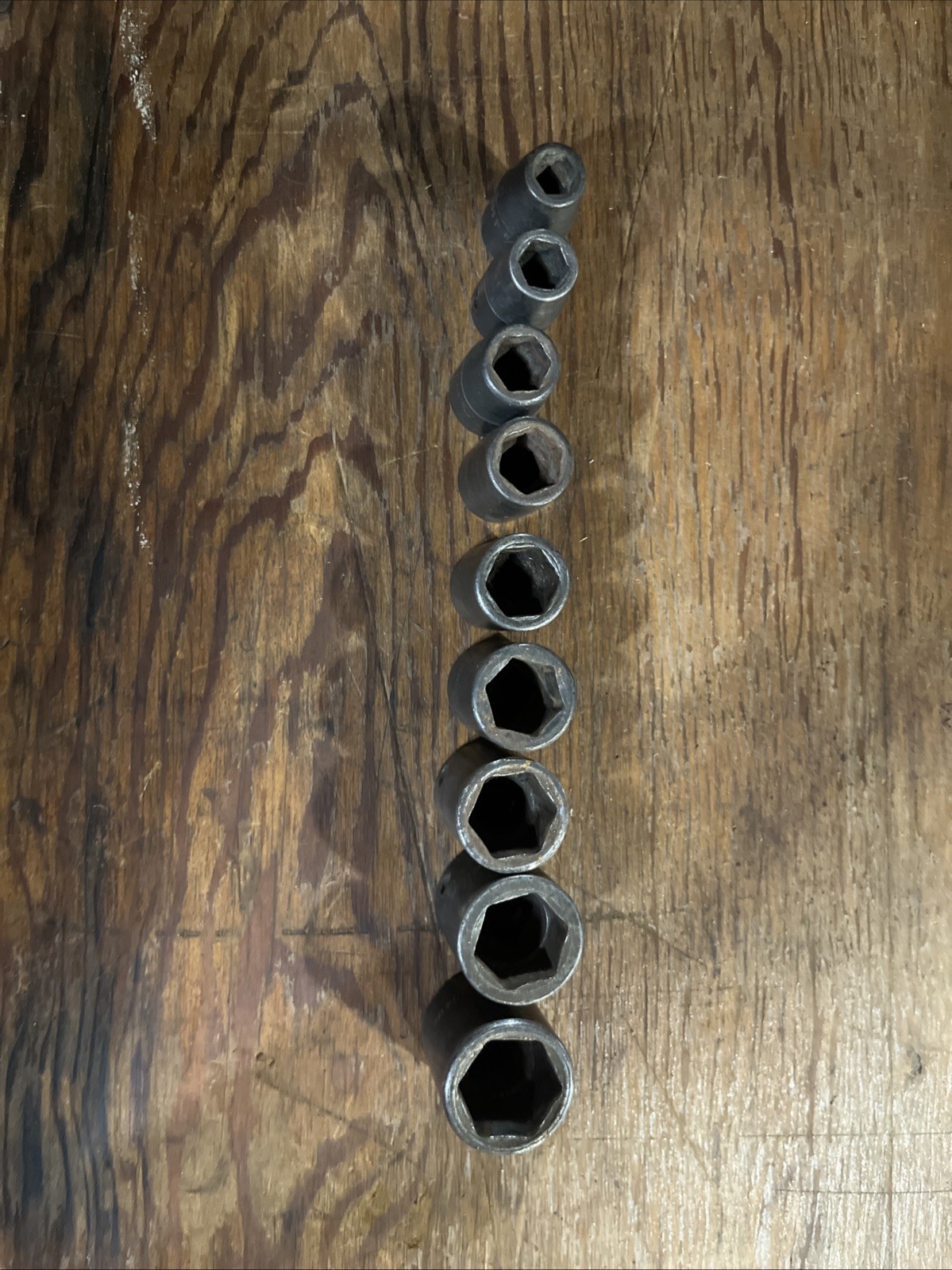 Snap On 3/8” – 7/8” 9 Piece 1/2” Drive 6 Point Impact Socket Set USA IM120-IM280