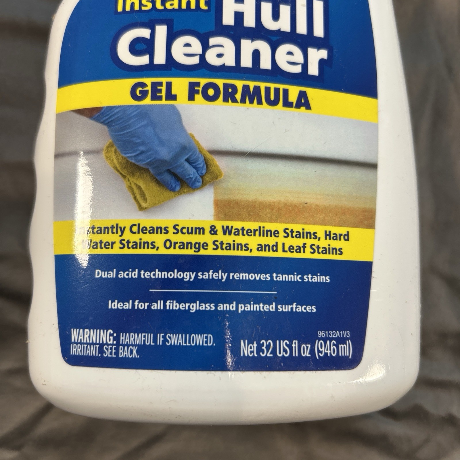 Star Brite Hull Cleaner 32oz Powerful Gel for Fiberglass Painted Boats
