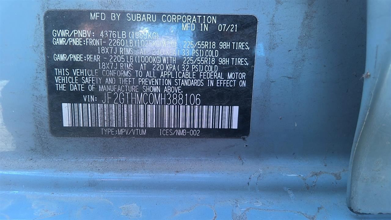 Driver Left Sun Visor With Illumination Fits 18-23 XV CROSSTREK 33246890