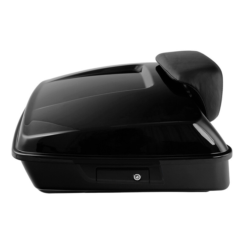 Chopped Trunk Backrest 2-Up Mounting Rack Plate Fit For Harley Touring 2009-2013