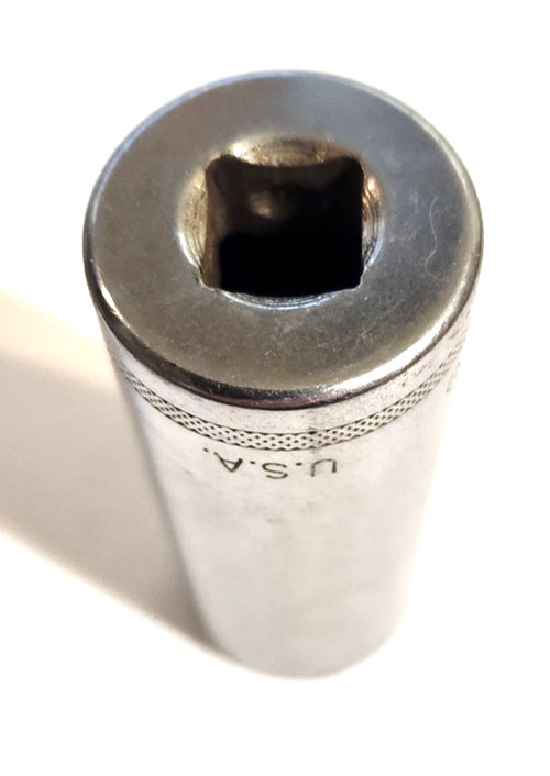 Easco 3/4 socket 6 point 3/8 drive part no.521224 length 2 3/8 inches