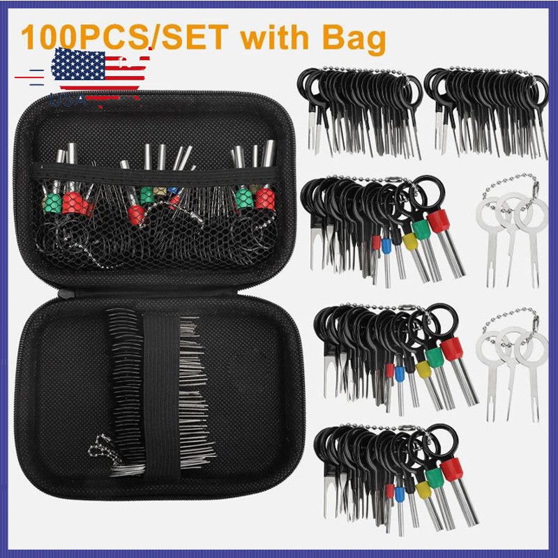 Terminal Pin Removal Tool Kit Depinning Connector Electrical Pin Extractor Tools