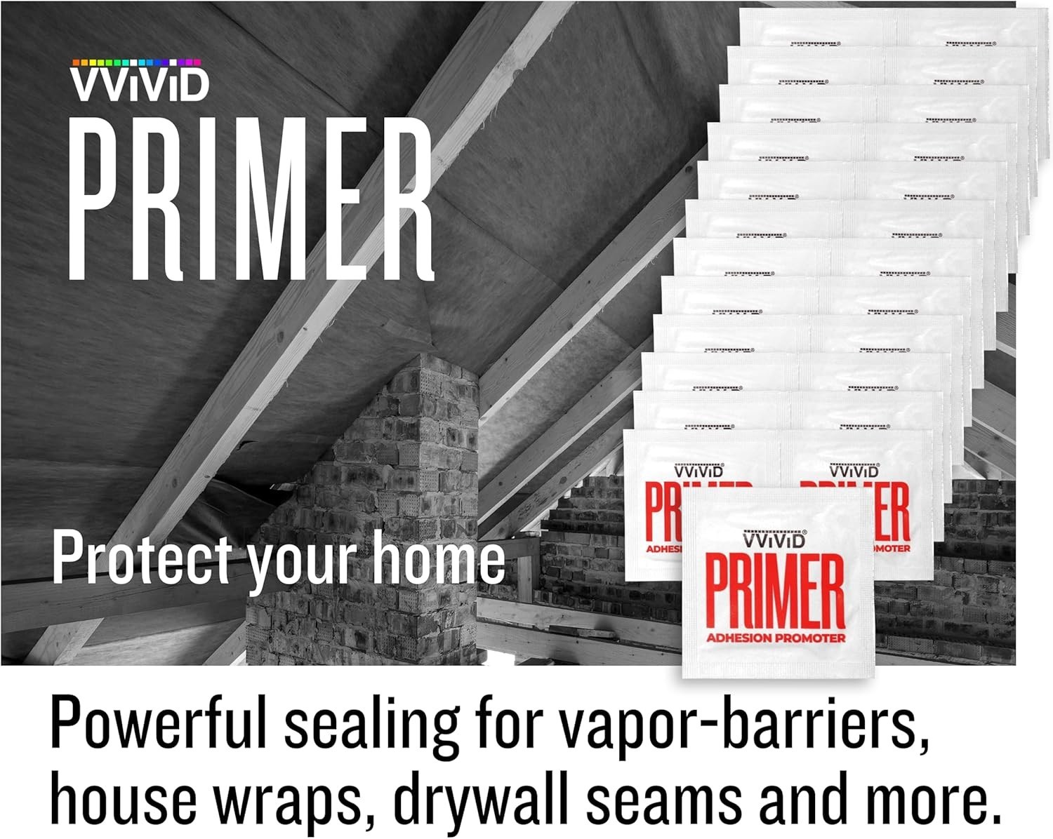 Multi-Surface Adhesive Promoter Wipes – 25 Pack for Quick and Clean Application
