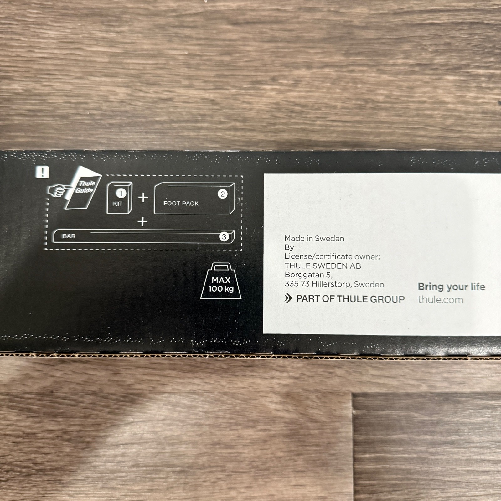 Thule WingBar Evo 127 (50in.) BLACK 711320 (2 Pack) _ BRAND NEW!