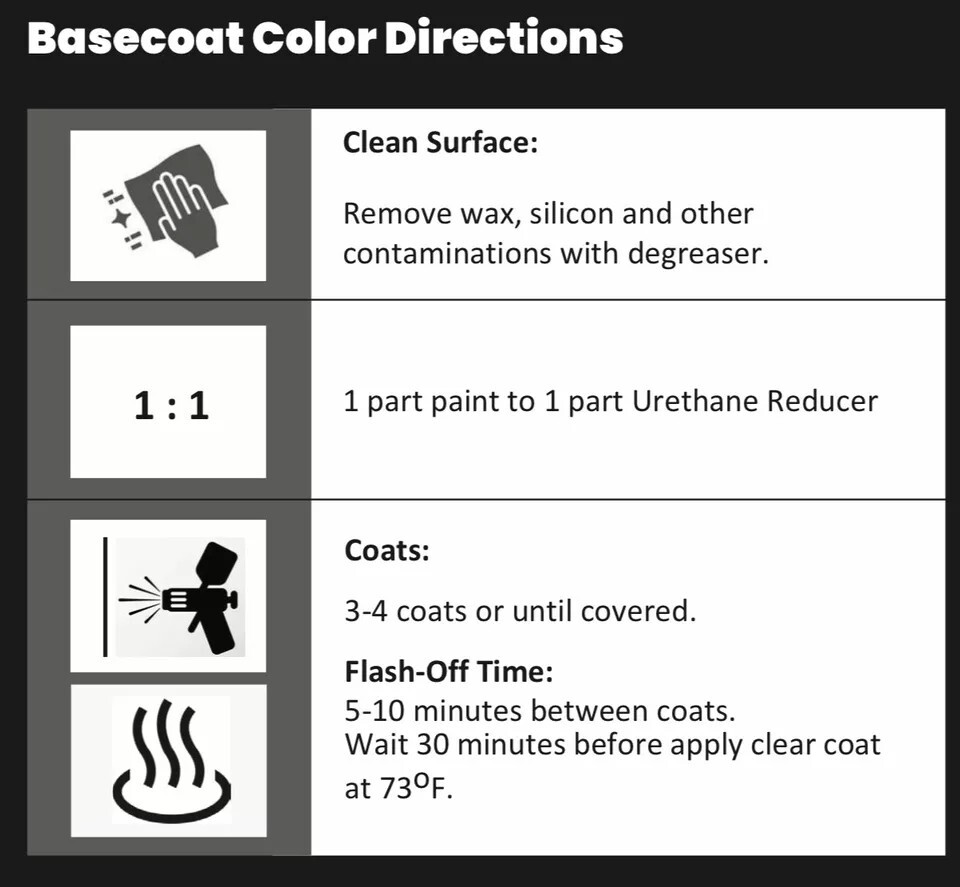 Chevrolet-WA636R SWITCHBLADE SILVER BASECOAT PAINT GALLON UNREDUCED W/ CLEAR KIT
