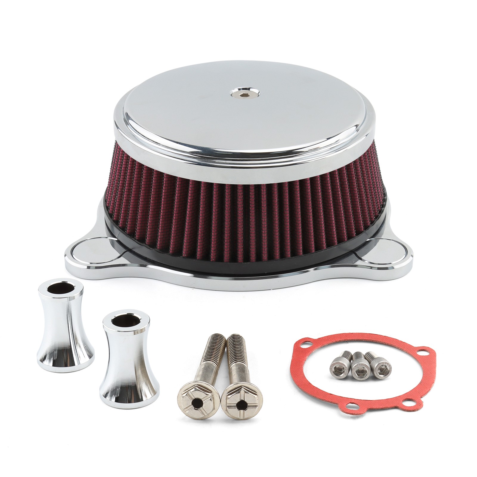 Air Cleaner Intake Filter Kit US For Harley Touring Road Glide Softail FXST Dyna