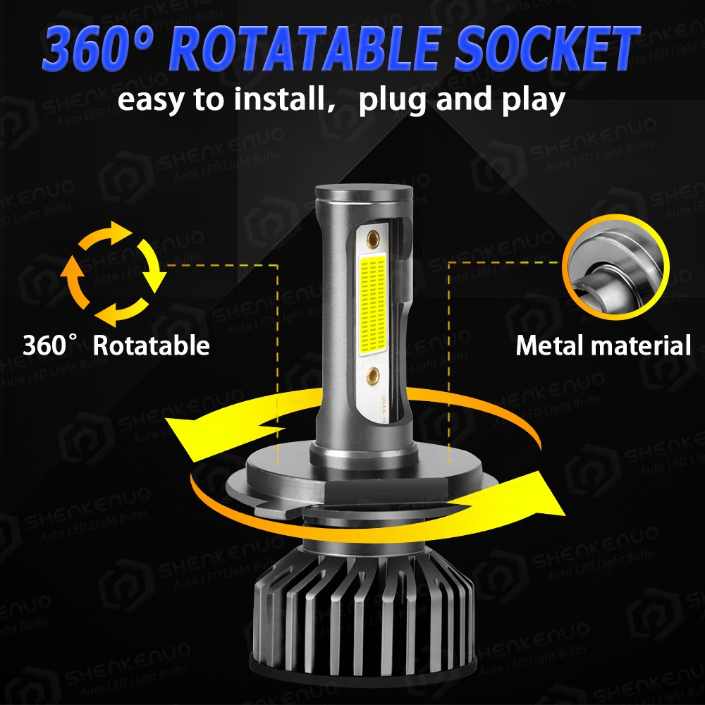 H4 LED Headlight Bulb Conversion Kit for Hino 145 165 185 258 268 338