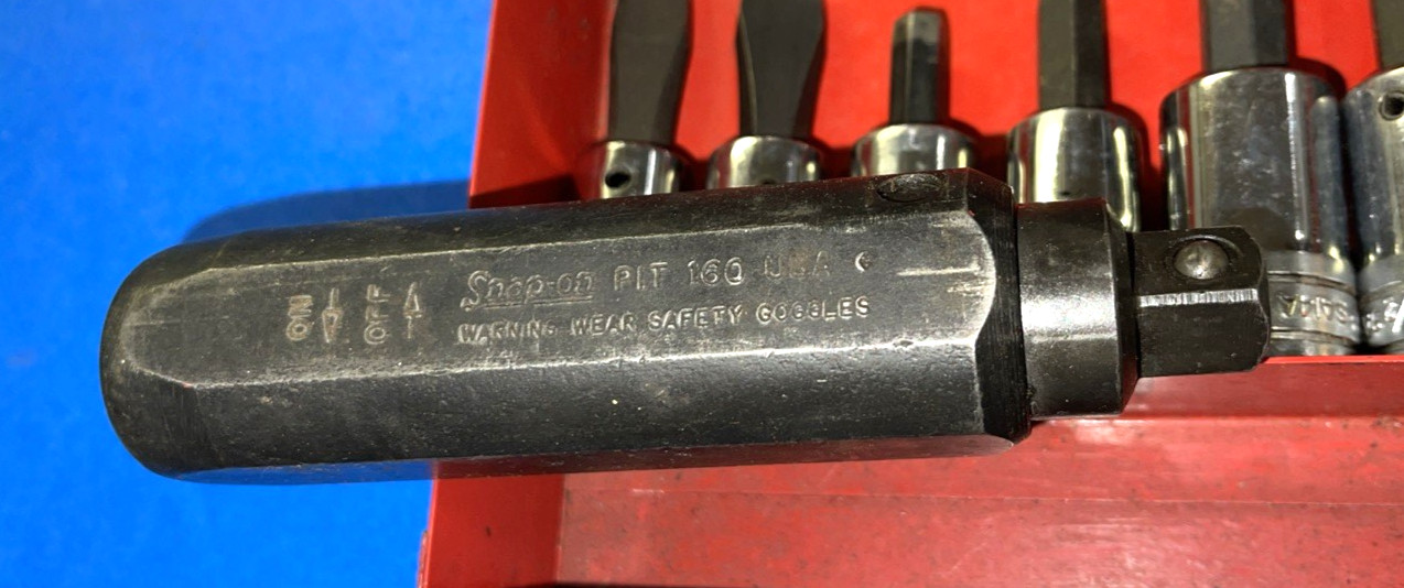 SNAP-ON TOOLS 12 PIECE 1/2 DRIVE IMPACT DRIVER SET PIT3120EB