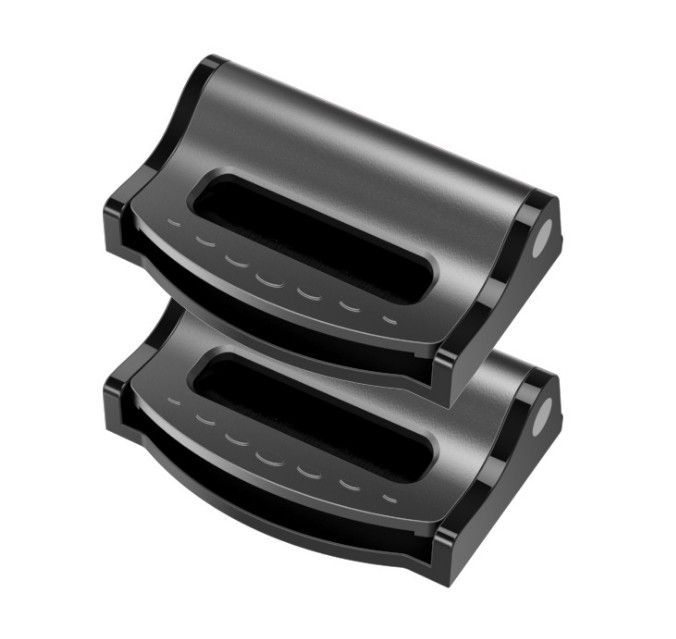2PCS Car Safety Seat Belt Clip Adjuster Buckle Strap Stopper Clamps Safe Comfort