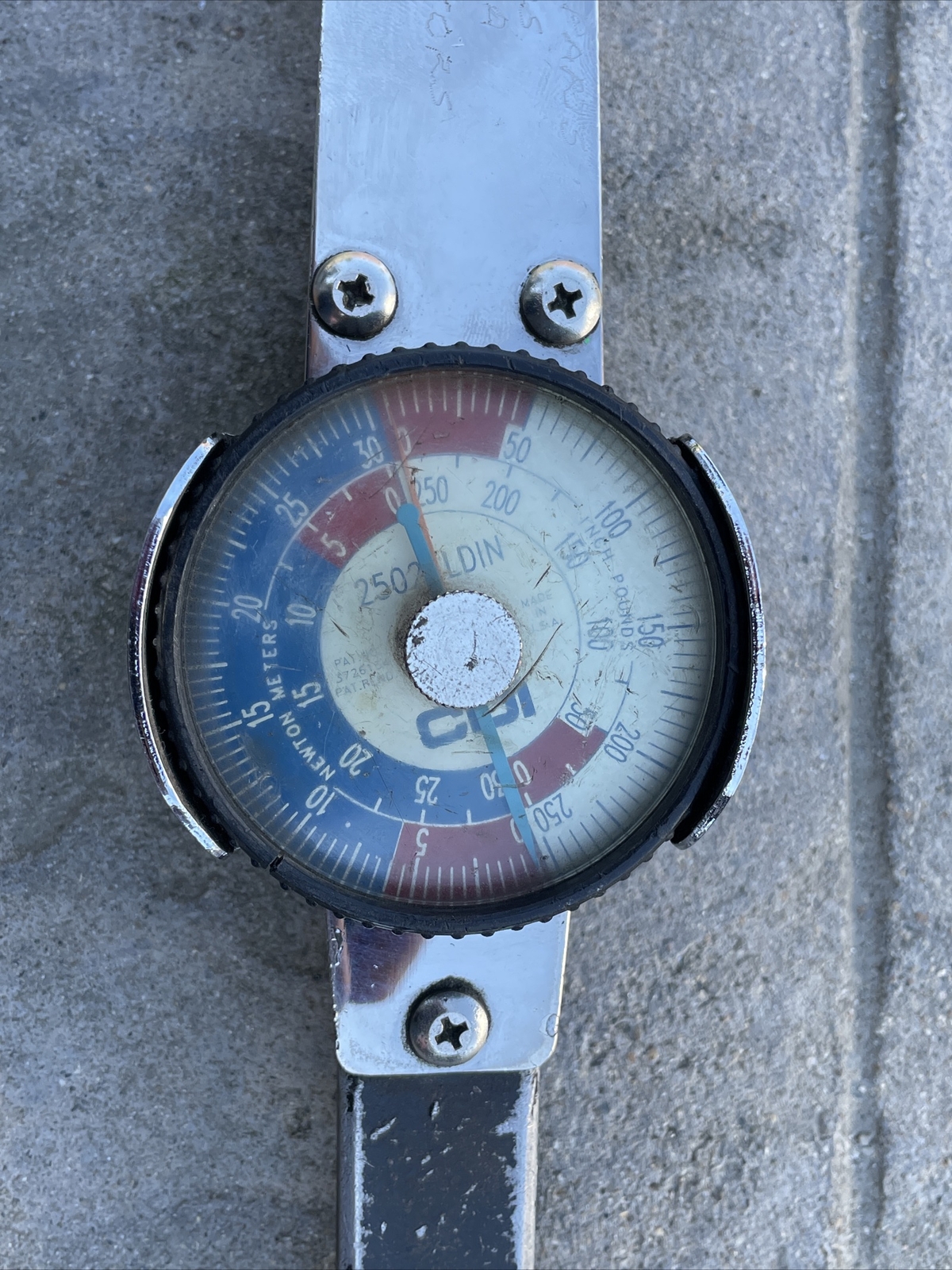 CDI Model 2502 LDIN Torque Meter 3/8 Drive INCH POUNDS,NEWTON METERS