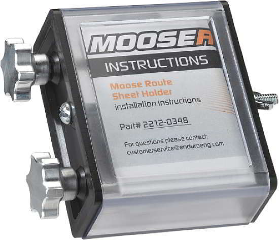 Moose Racing Enduro Dual Sport Side Load Route Sheet Chart Roll Holder