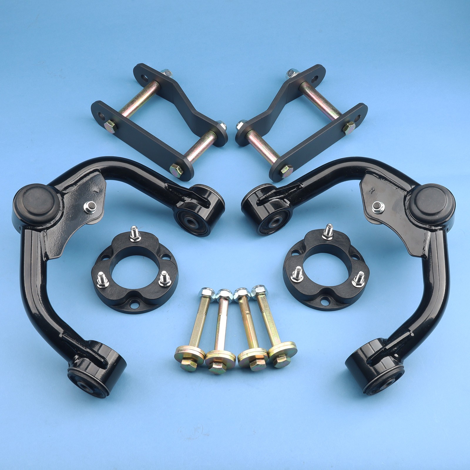 For Frontier 2005-2024 Leveling Lift Kit Front 3.5″ Rear 2″+Shackle Control Arm