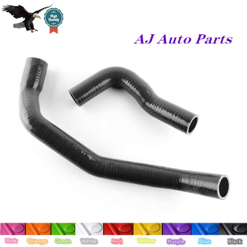 For 93-98 Nissan Skyline R34 R33 GTS GTS25T RB25DET Silicone Radiator Hose Black