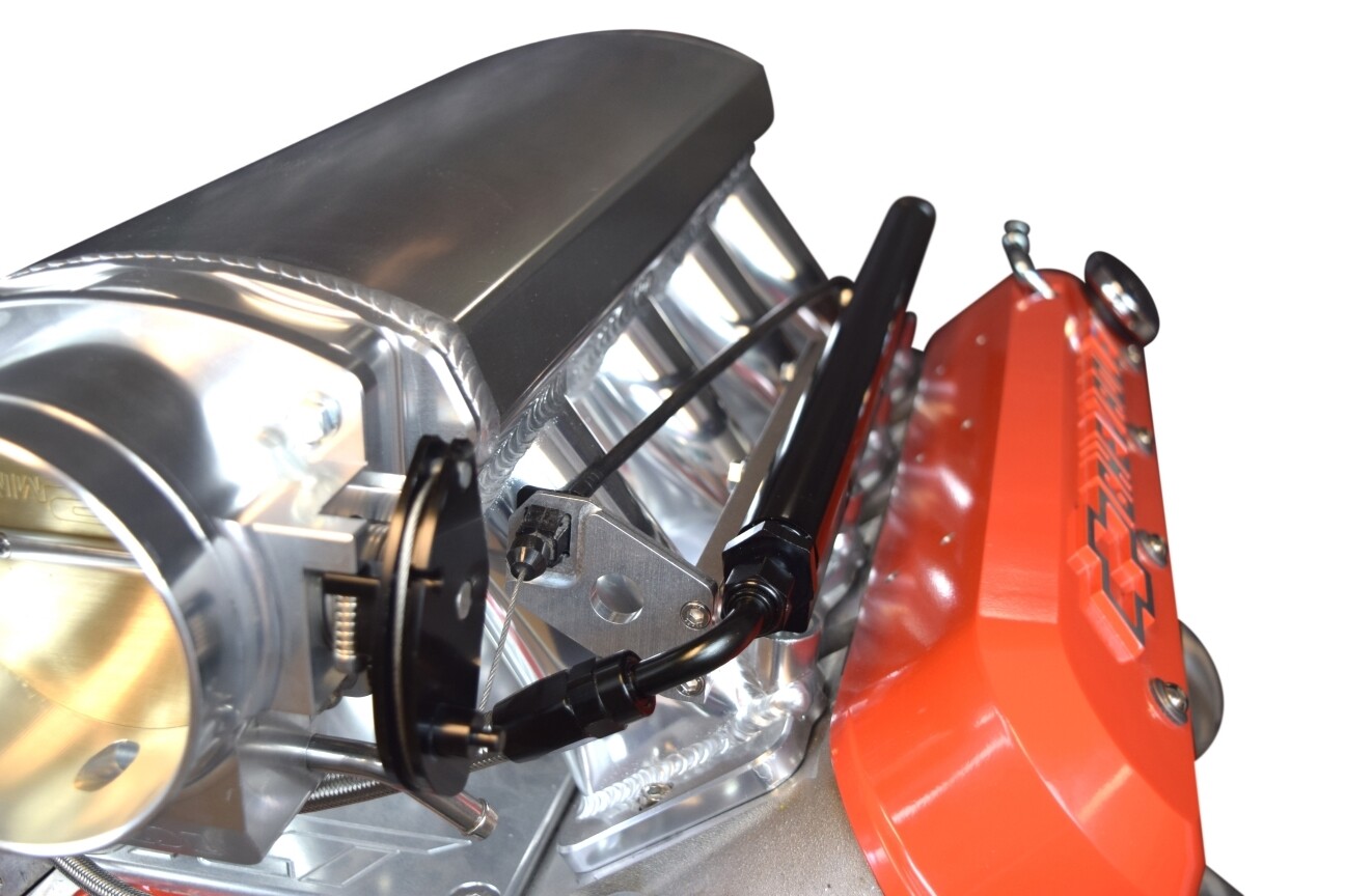 ICT Billet LS1 Throttle Cable Bracket For Sheet Metal Intake Manifold