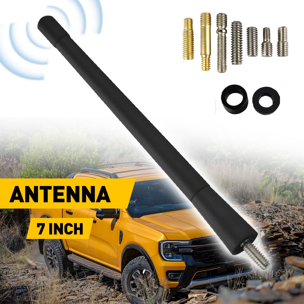 7 inch Short Antenna For Chevy Silverado GMC Sierra Fexible Rubber Truck Antenna