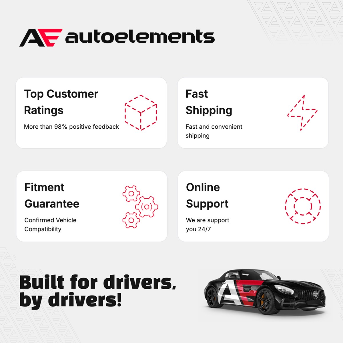 Front Fender Liners Set For 2020-2021 Honda Civic Sport/ Sport Touring Hatchback
