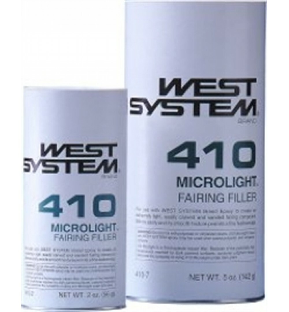 West System 410-7 Microlight Fairing Filler Thickening Additive 5oz Low Density