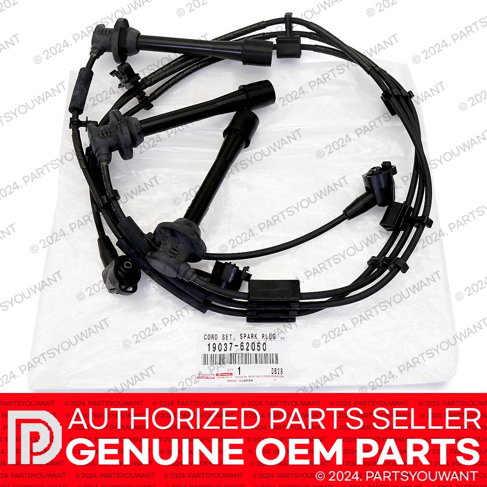 GENUINE Toyota 4Runner Tacoma Tundra 3.4L V6 OEM Spark Plug Wire SET 19037-62050