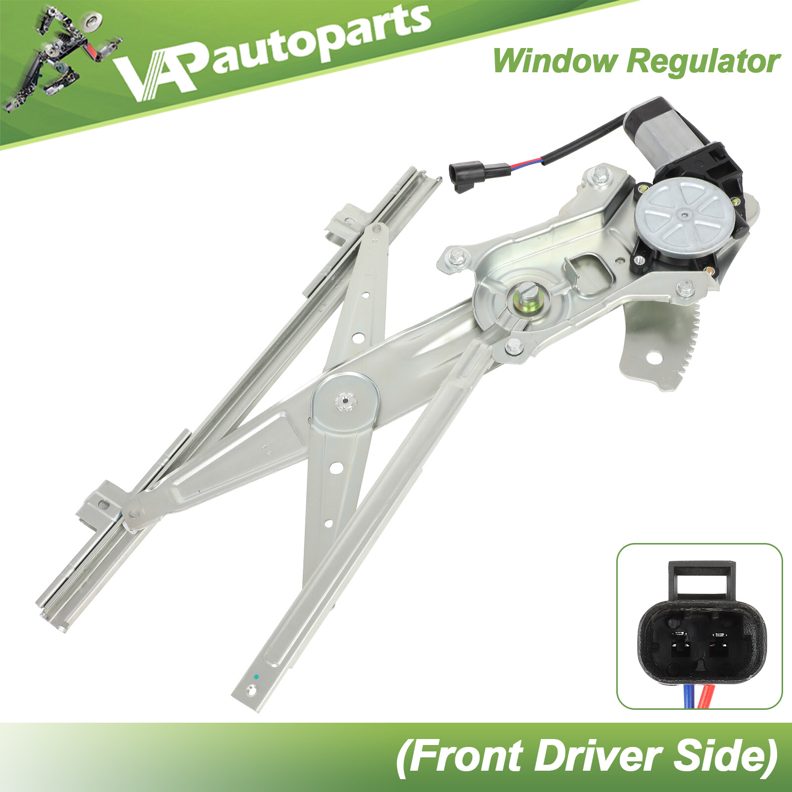 For 2003 2005 2006 2007 Saturn Ion Front Left with Motor Power Window Regulator