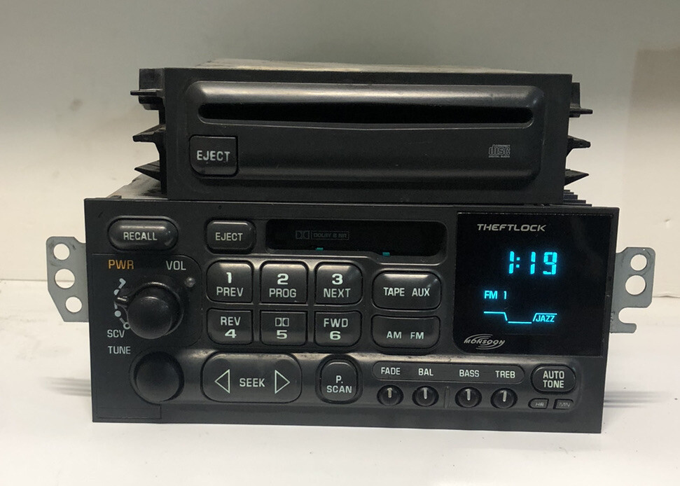 95-00 Chevy DELCO Venture Blazer CD PLAYER CARS/SEDANS/S10 16232131 FULL-LIGHTED