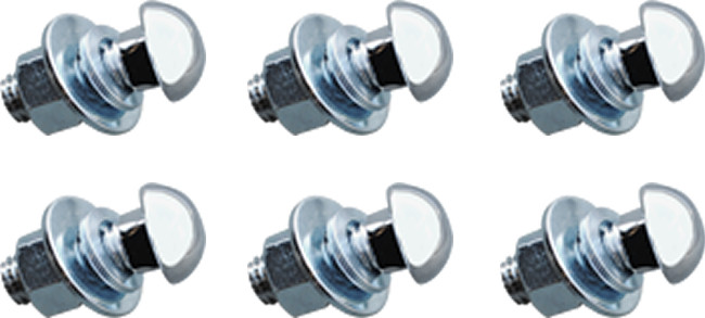 6 Bumper Bolts (Key Parts # BBC4787)